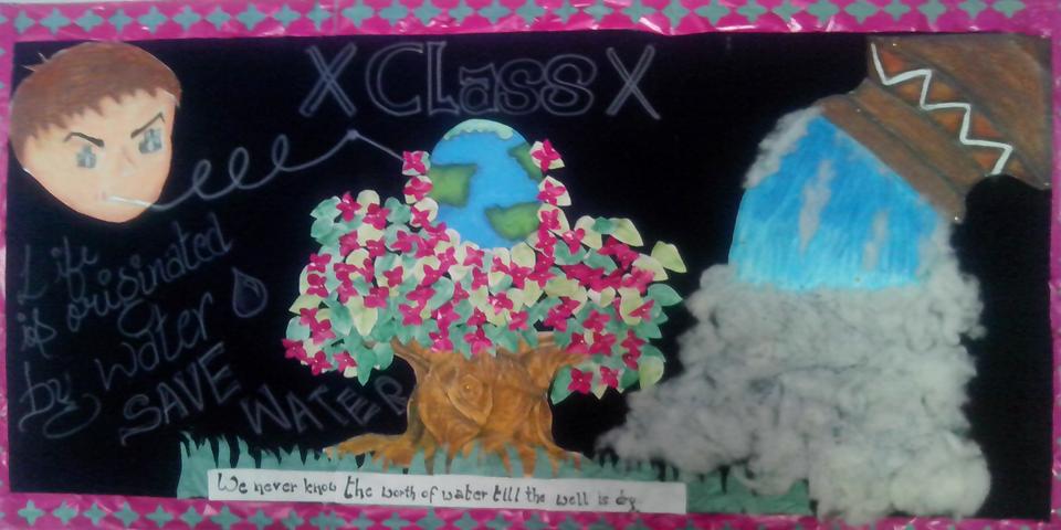 Board Decoration April 2014 - Don Bosco Public School